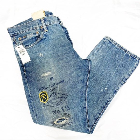 POLO RALPH LAUREN VARICK SLIM STRAIGHT JEANS - Picture 4 of 9